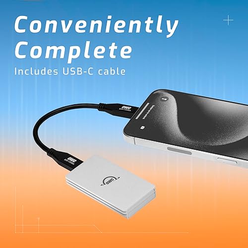 Miniatura 7 de OWC Unidad SSD externa NVMe NVMe compatible con bus de aluminio ultra portátil de 2 TB Envoy de 10 Gs USB-C Thunderbolt