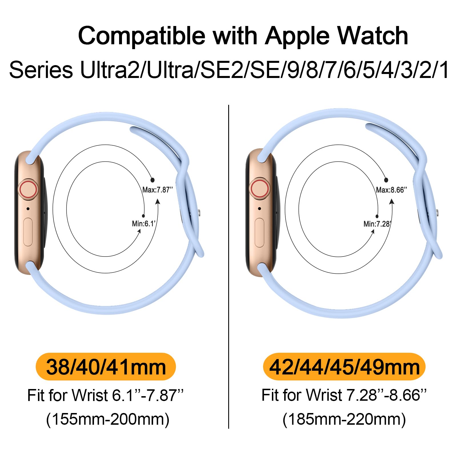 Flower Engraved Strap for Apple Watch Strap 42mm 44mm 45mm 46mm 49mm - Image 2