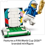 LEGO Éditions Ensemble de Construction du Trophée Officiel de la Coupe du Monde FIFA - Kit à Exposer dans la Chambre, Bureau à Domicile, Étagère - Collectible pour Fans de Soccer - avec Minifigurine de la Coupe du Monde 2026 - Cadeau pour Fans - 43020