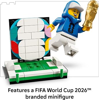 Editions FIFA World Cup Official Trophy Building Set, W/World Cup 2026 Minifigure - Gift for Birthdays - 43020