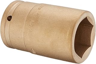 Ampco Safety Tools DWI-3/4D1-1/2 Socket, Deep Well Impact, Non-Sparking, Non-Magnetic, Corrosion Resistant, 3/4