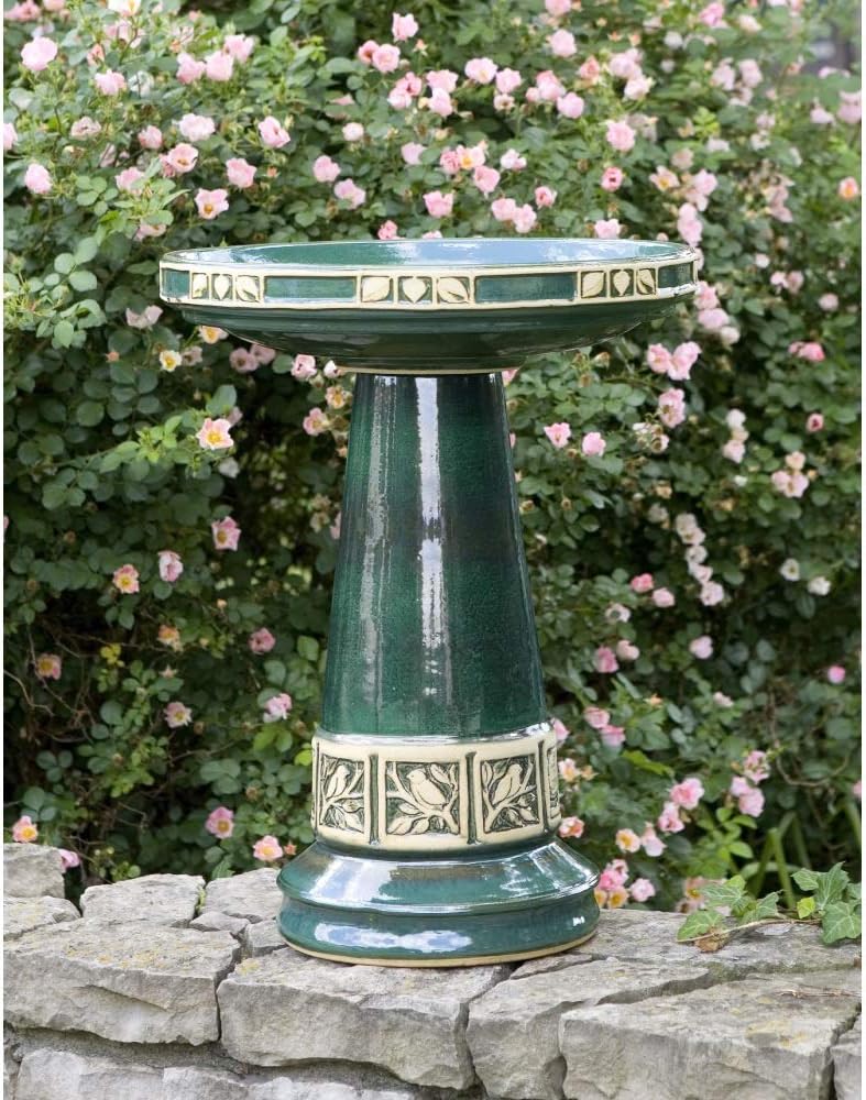 Birds Choice BCGREENSET 33052720 Bird Bath, Green