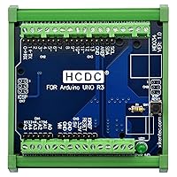 Vista 1 de Módulo de bloque de terminales de ruptura de pinout de montaje en carril DIN para Arduino UNO R3