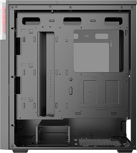 Vista 5 de G.SKILL MD1 Mid-Tower ATX Case con panel lateral de vidrio templado, panel de malla frontal - Negro (GC-AKGW1-MD1)