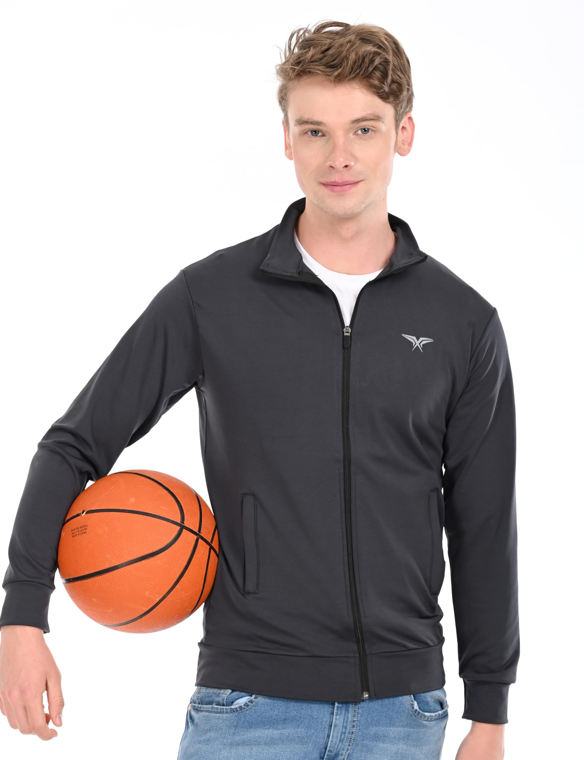 Men's Stretchable Lycra Jacket – Lightweight Windcheater with Zipper Pockets | Ideal for Gym, Running, Casual Wear | track jackets | uppers | L, XL, XXL Sizes-image-23