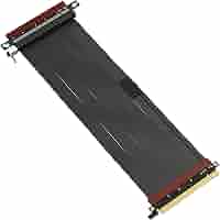 LINKUP Ultra PCIe4.0x16 ライザーケーブル 20cm LINKUP Ultra PCIe 4.0 X16 Riser Cable [x570 & RX5700XT