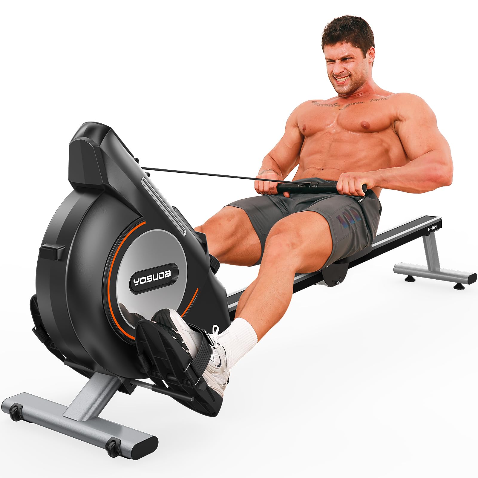 YOSUDA Magnetic Rowing Machine 350 LB Weight Capacity - Rower Machine ...