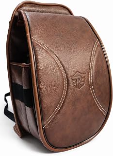 RE Bike Tank Cover for Classic Reborn 350/500 with RE Logo | Leather-Like Finish,| Easy Install Straps (Bullet, Reborn) Price In India