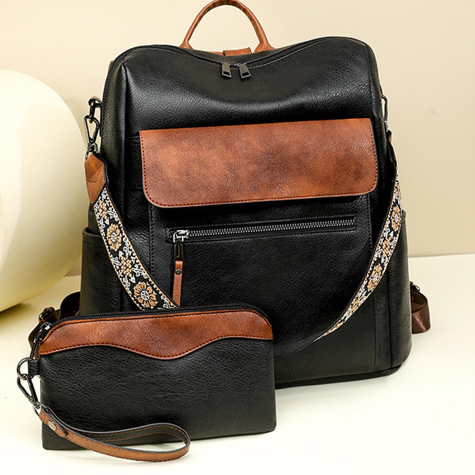 Mochilas Monedero Mujer, Impermeables Antirrobos Mochilas De, Mochila De Viaje Convertible Monedero Bolso De Hombro Bolso Diseño Convertible