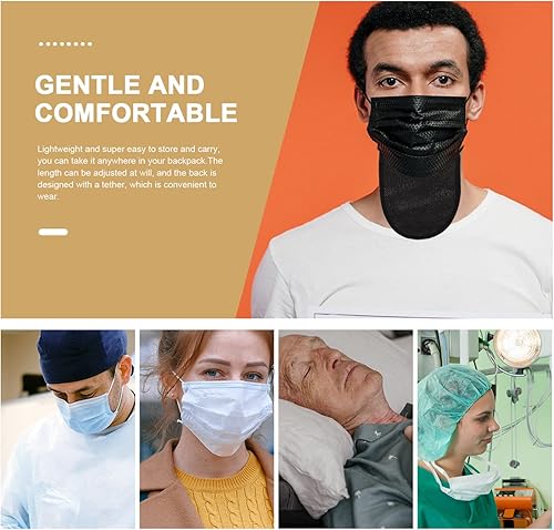 Miniatura 3 de EXCEART Cubierta para la tráquea del cuello, 2 piezas, protector de estoma para el cuello, protección para laringectomía, traqueotomía, heridas