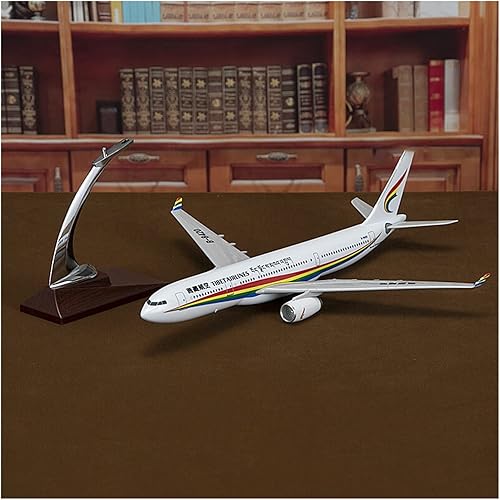 Miniatura 3 de Modelo de escala de avión 1160 apto para Tibet Airlines Airbus A330 de aleación de avión fundida a presión modelo coleccionable de avión de recuerdo