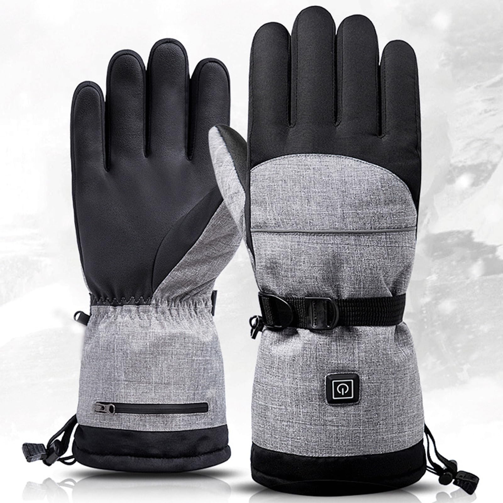 Gants chauffants électriques pour travail au congélateur, gants d'hiver chauds pour ski, cyclisme, moto, conduite, snowboard, résistants à l'eau