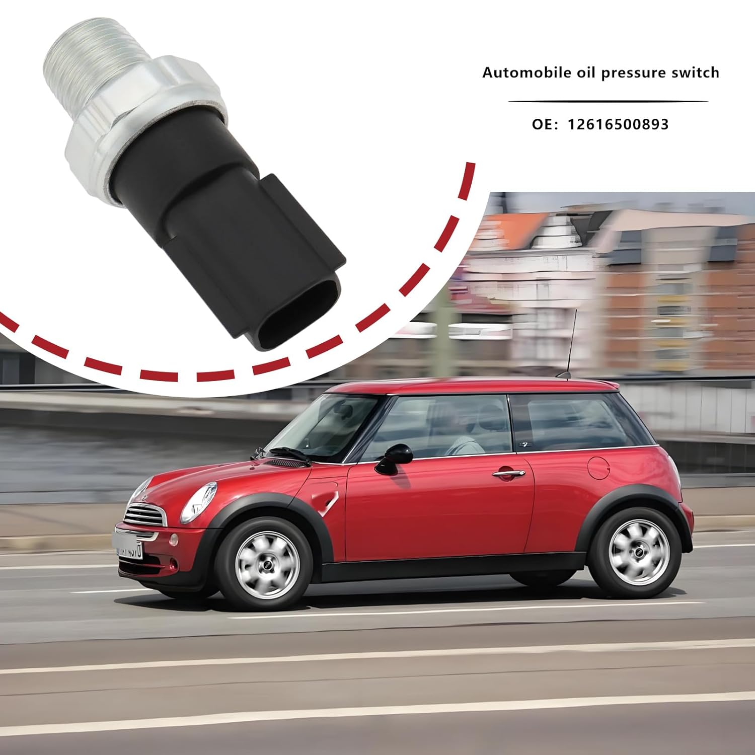 1PC Sensor Automotive Automatic Oil Pressure Switch Sensor Oil Pressure Sensor 12616500893 Compatible with MINI R50 R52 R53