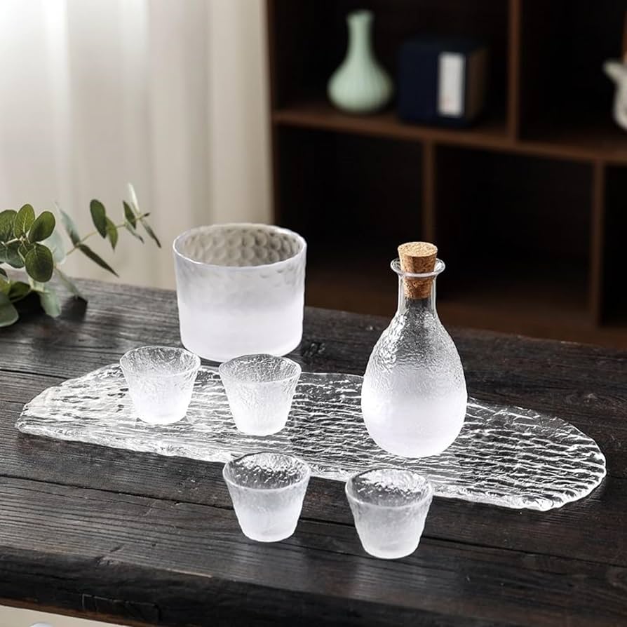 Amazon.co.jp: FLYILIA 徳利 お猪口 セット 酒燗器 冷酒器 湯燗