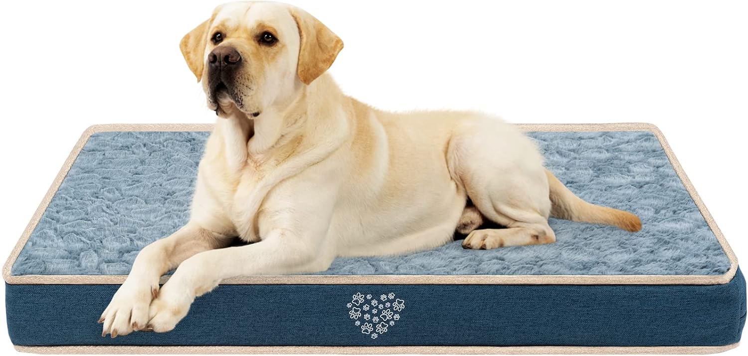 VANKEAN Waterproof Dog Crate Pad Mat Reversible (Cool & Warm), Removable Washable Cover