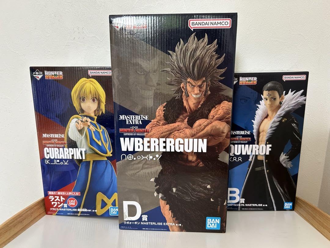 BANDAI NAMCO Entertainment - ハンターハンター 一番くじ クラピカ クロロ フィギュア セット 一番くじ HUNTER×HUNTER フィギュアセット BANDAI NAMCO