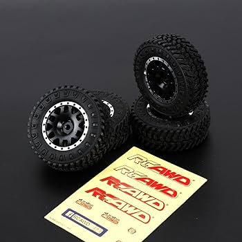 Amazon.com: RCAWD Alum Barrage Beadlock Wheels and Tires for