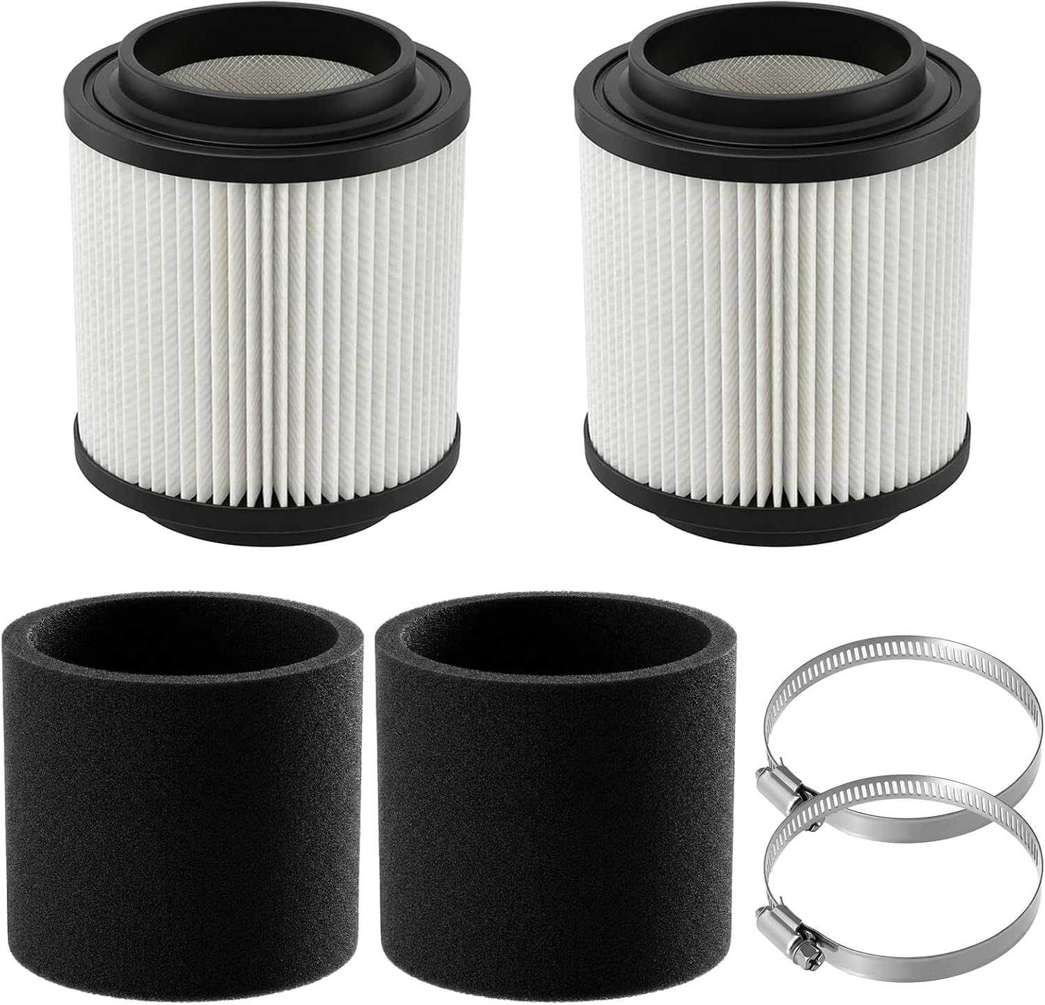 Air Filter Replacement for Polaris Ranger XP 1000, Crew XP 1000 NorthStar HVAC Edition 2018-2022, RZR 170, Xpedition ADV, UTV Engine Air Filter Replaces 1262218 (2 Set)