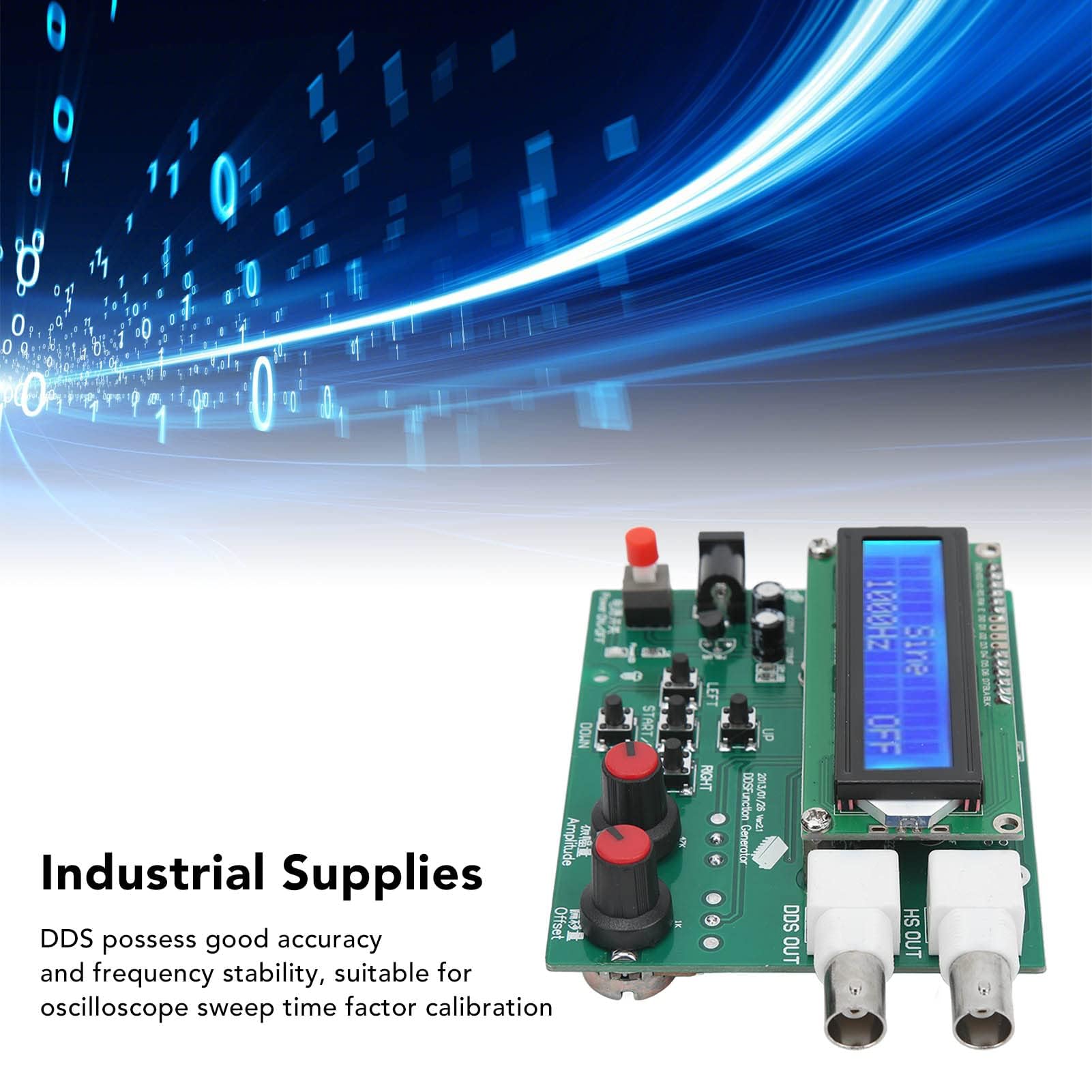 Générateur de Signaux 1HZ à 65534HZ Fonction Générateur de Signaux Module DDS Source Fonctionnelle Fréquencemètre Générateur de Fonctions Professionnelles