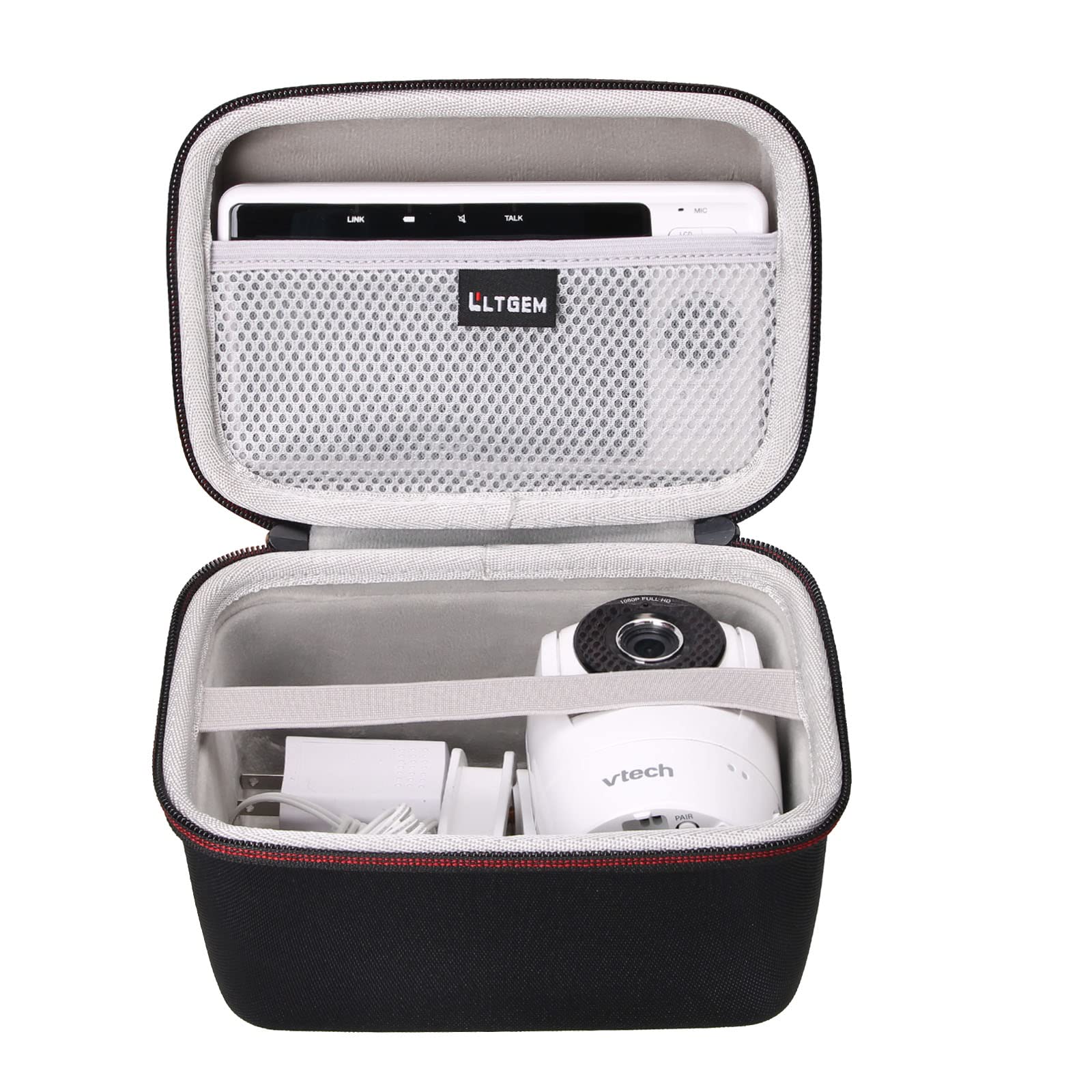 Baby Monitor Travel Case for VTech/Infant Optics DXR-8 PRO Baby Monitor - Hard Protective Carrying Storage Bag