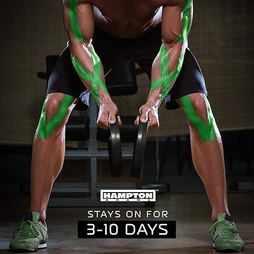 Miniatura 8 de Rollo de cinta de kinesiología a granel (135 pies), soporte de terapia deportiva para rodilla, músculo, muñeca, hombro, espalda, original, sin