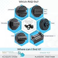 Vista 2 de PLANGER® - Almohadilla Diamante - Almohadilla de goma para gato para Mercedes Benz (marcas especiales de AUTOMÓVILES de Alemania) Gato