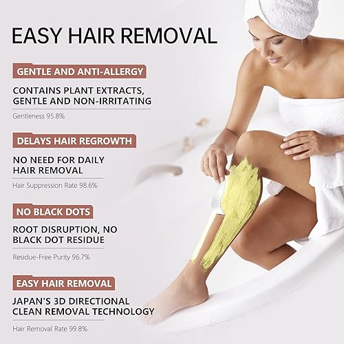 Miniatura 3 de VGO Gel de bikini sin dolor para mujeres y hombres, depilación no deseada para todo tipo de piel, 4.06 onzas