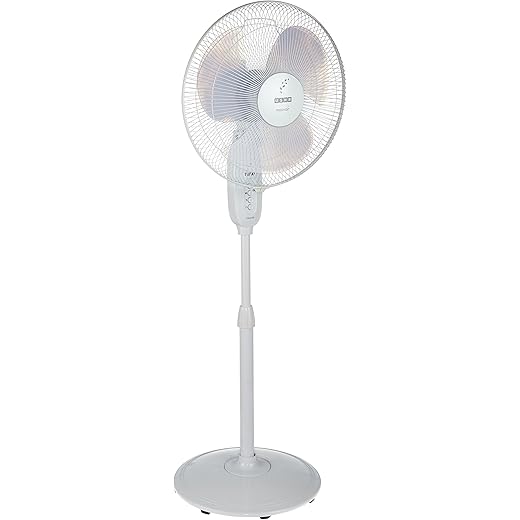 Usha Maxx Air 400mm Pedestal Fan White