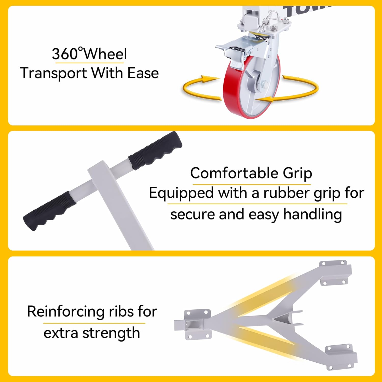 Trailer Tug Mover | 20,000LBS Max Support 3,500LB Tongue Weight | Universal Fit for RV, Camper, Boat & Enclosed Trailers (2 in Ball)