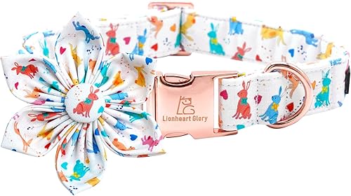 Miniatura 115 de Lionheart glory Collar de perro con bandera estadounidense, collar de flores para perro del 4 de julio, resistente y ajustable, collar patriótico