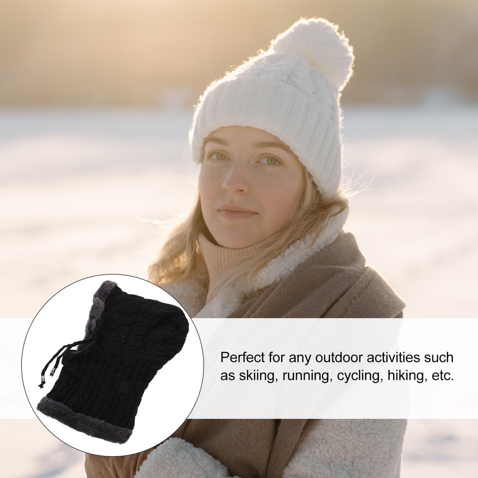 Gorro Calentador de Cuello Gorros Calientes para Hombres Sombrero de Clima Gorro para Hombre Gorra para Hombres Sombreros de Hombre Sombreros de Mujer Sombrero Senderismo Rojo