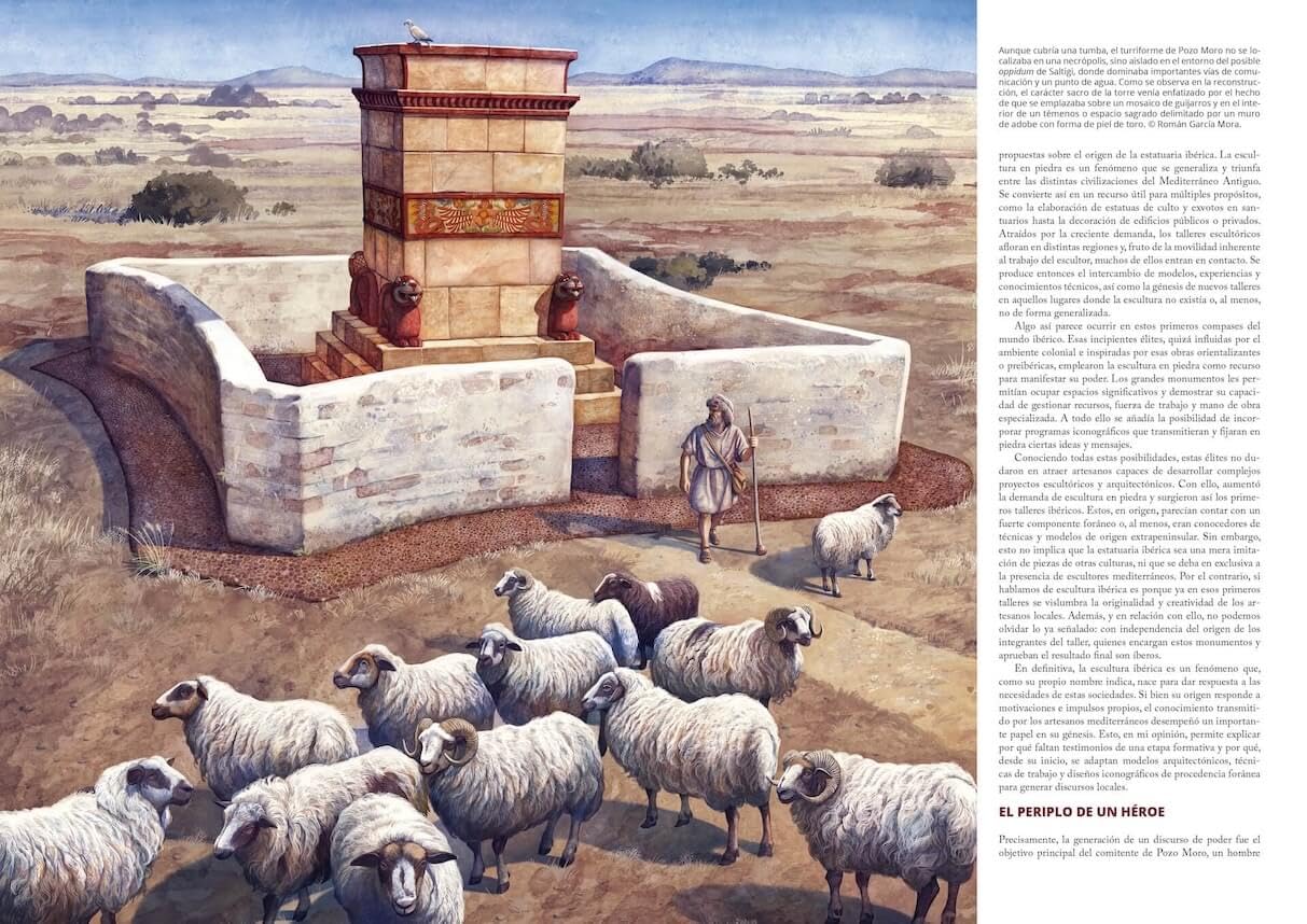 Damas, torres y leones. Los íberos a través de su escultura (Ilustrados)