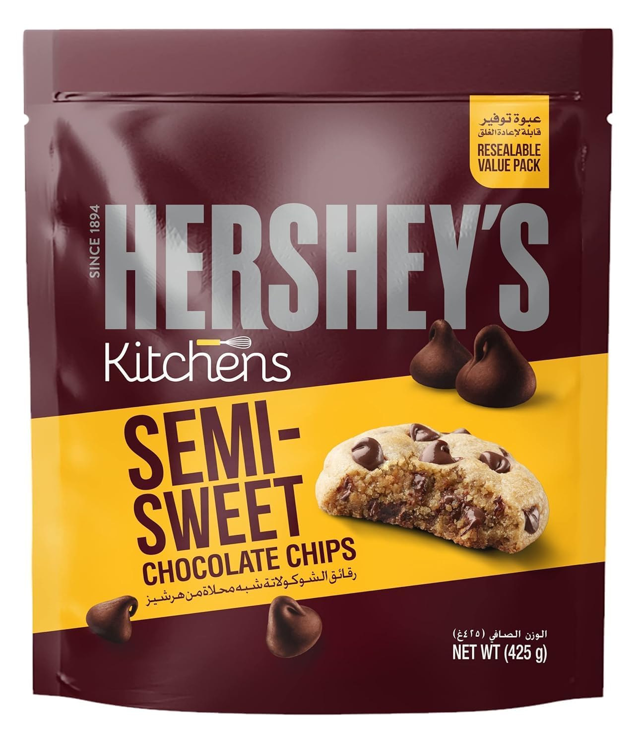 Hershey’s Semi-Sweet Chocolate Chips for Baking All Kinds of Desserts, 425 g (Imported) (B0CJVP1GDQ) Amazon Price History, Amazon Price Tracker