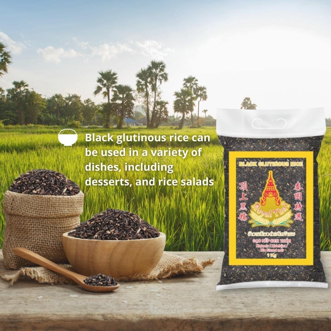 ROYAL THAI RICE - Colle adhésive noire (3 x 1 kg)