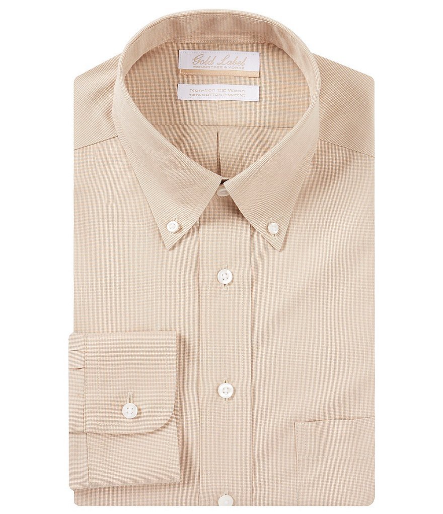 Buy Gold Label Roundtree & Yorke Non-Iron Regular Button Down ...