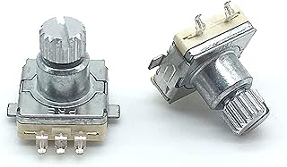Rotary Encoder 2pcs/lot EC11 Rotary Encoder Code Switch 30 Position with Push Button Switch SMD Type 5pin Handle Length 9.5mm Plum Shaft Diode-Switch