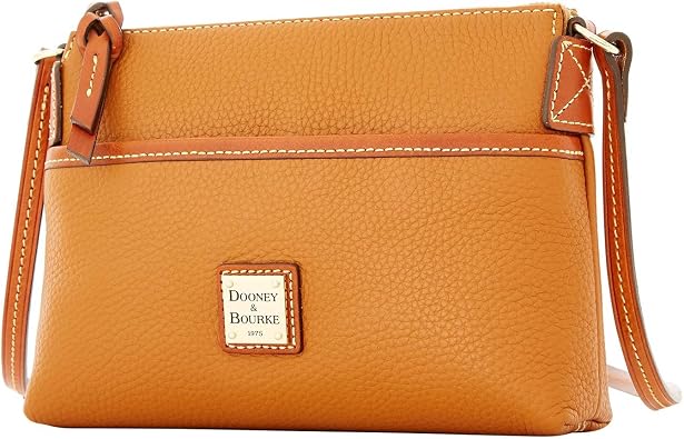 Dooney & Bourke Womens Crossbody Handbags, Pebble Grain Ginger Bags for Women