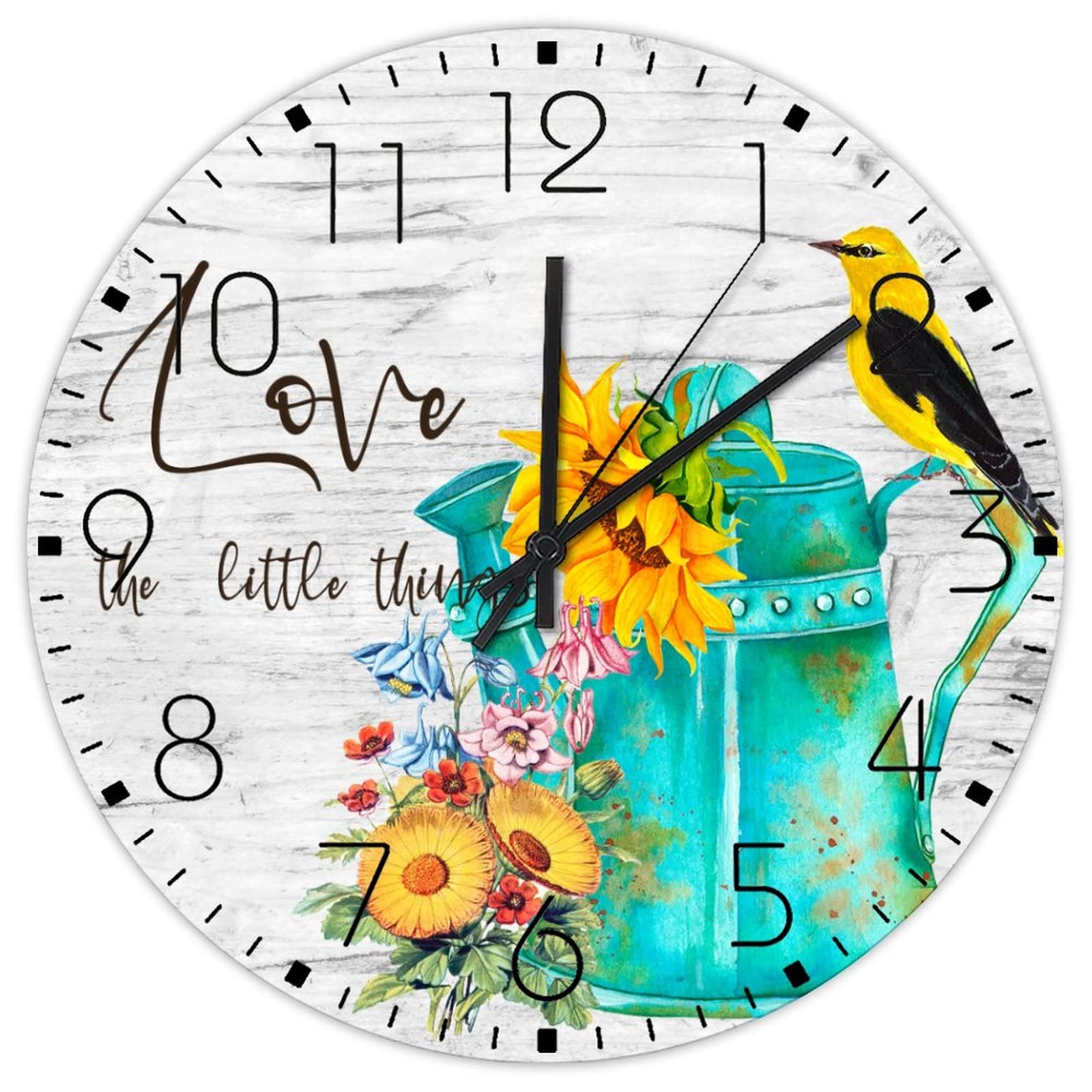Horloge murale silencieuse sans tic-tac pour supprimer les bruits de nuit