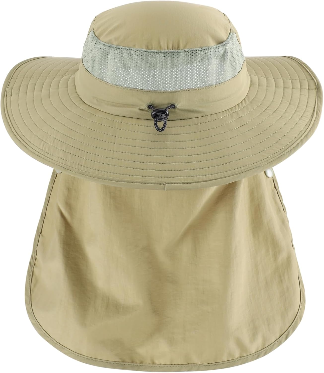 Home Prefer UPF 50+ Sun Hats for Men Women Wide Brim Fishing Hat with Neck Flap Summer Safari UV Protection Bucket Hat - Image 3