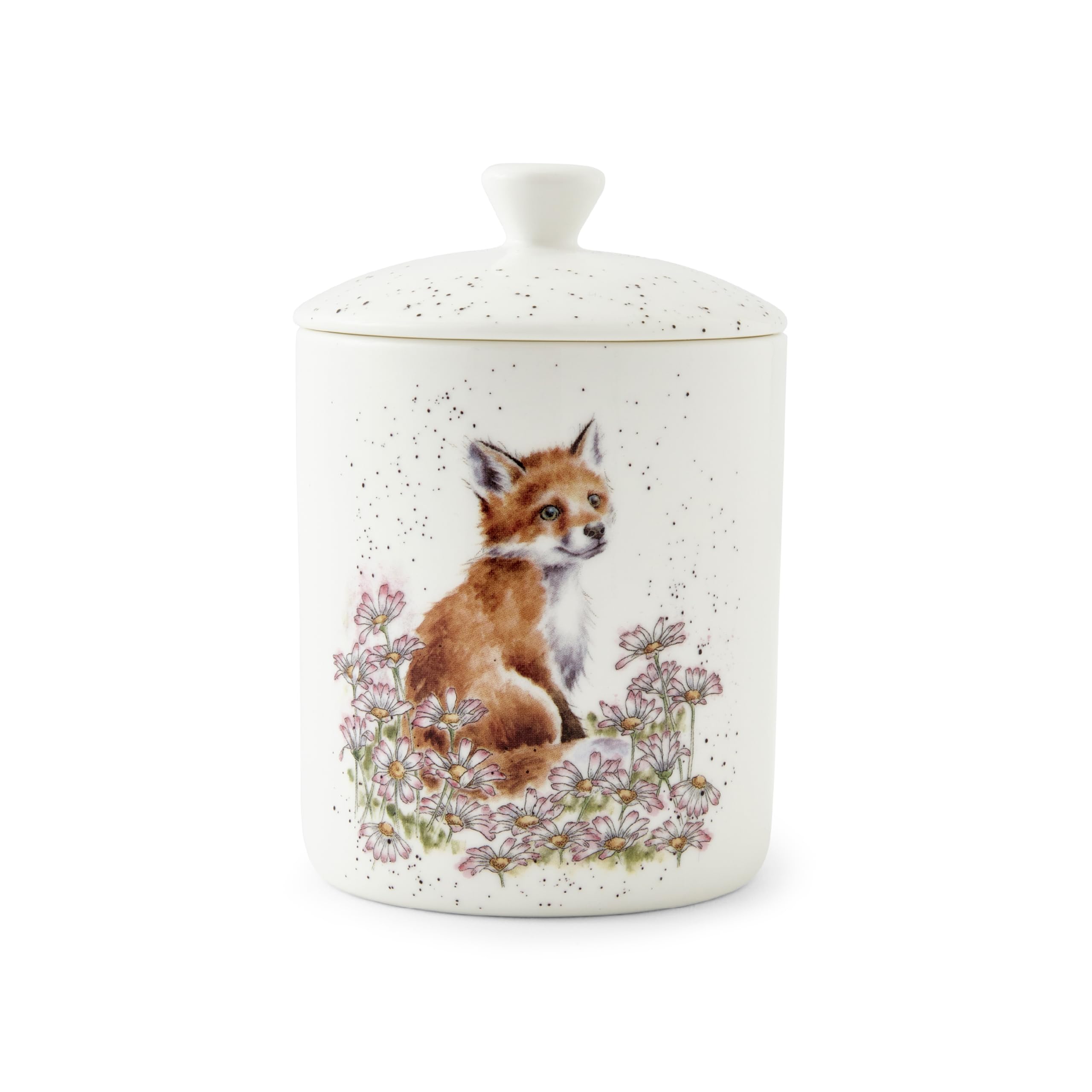 Wrendale Storage Jar with Lid Fox Theme Hannah Dale Bone China Royal Worcester