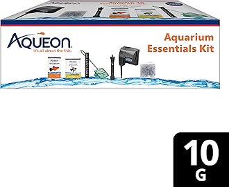Aqueon Fish Tank Aquarium Essentials Starter Kit for 10 Gallon Tanks