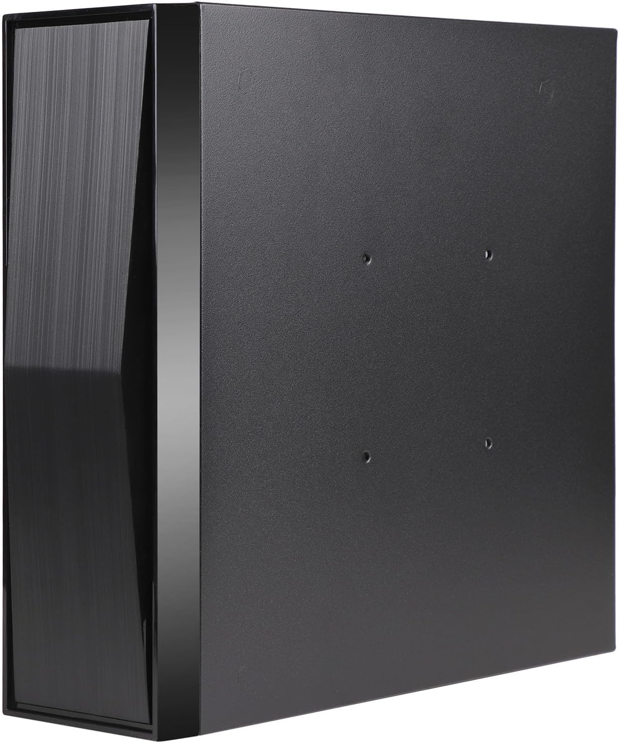 Mini ITX Case,SFF Small Form Factor, Mini Tower Computer Chassis Ideal for HTPC, 0.6mm SECC Vented Panels, Gaming PC Case Fits Mini ITX Motherboards (6.7″*6.7″) and Laptop Charger