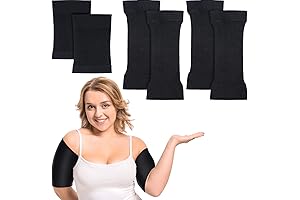 SATINIOR 2 Pairs Women Arm Shapers Plus Size Arm Slimming Compression Sleeve...