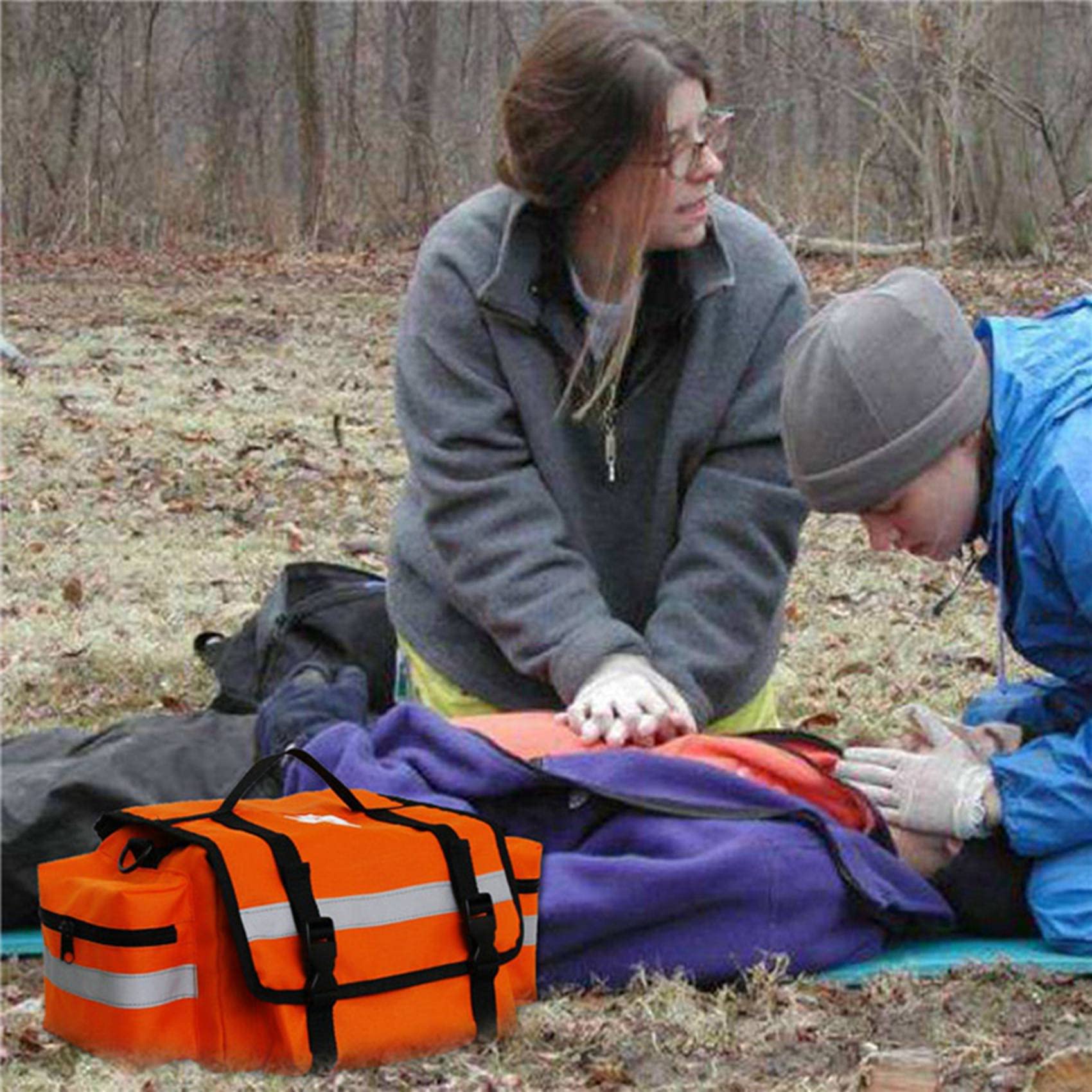 3X Bolsa de Trauma Juego de Primeros Auxilios Kit de Suministros de Emergencia Kit de Primeros Auxilios para Medicamentos Camping Al Aire Libre Supervivencia Práctico