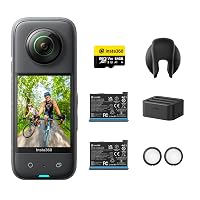 Insta360 X3 Kit Batteria - Action Cam 360 impermeabile con sensore da 1/2"