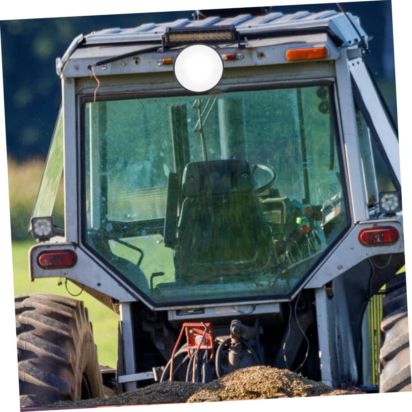 2pcs Adjustable Convex Safety Mirror Rear View Mirror For Excavators Ideal For Trucks And Tractors Construction And Industrial Vehicles