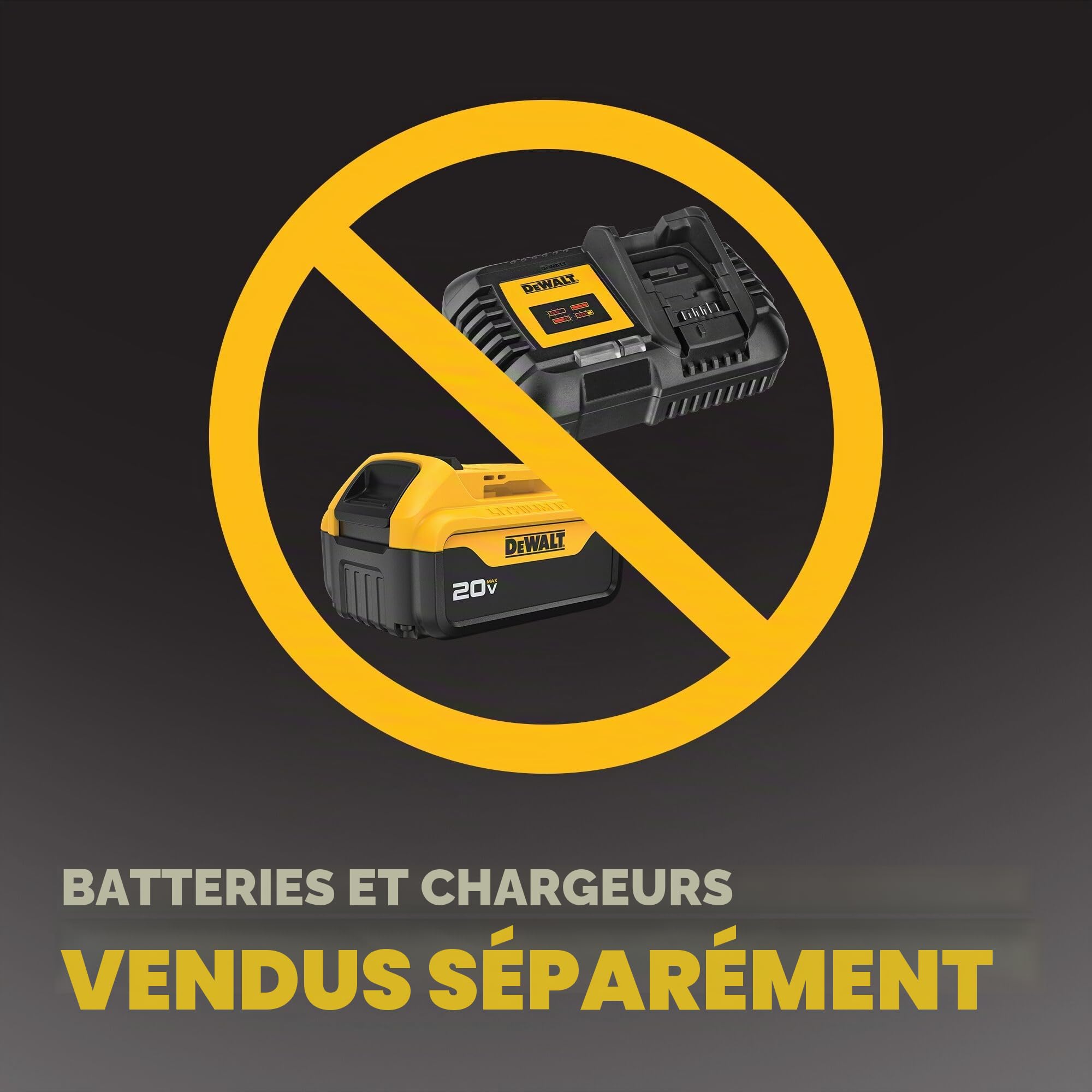 DeWALT Dcv580h 18/20 V Max sans fil 20 V sous vide