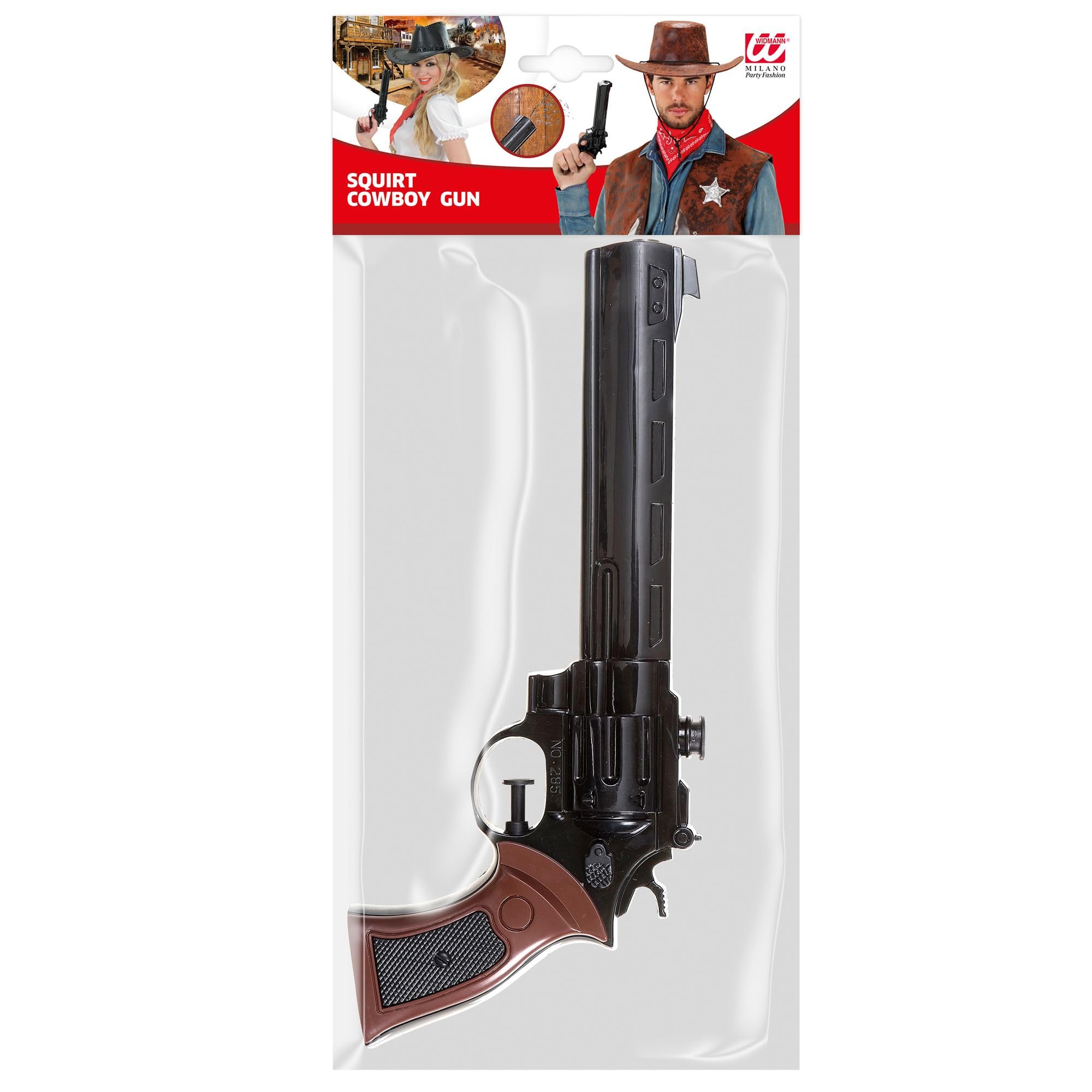 W WIDMANN MILANO Party Fashion - Pistolet à eau cowboy, Gris