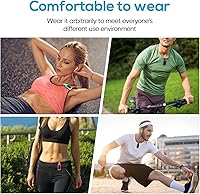 Vista 5 de Soporte de clip para Fitbit Charge 3/4 de silicona, color negro