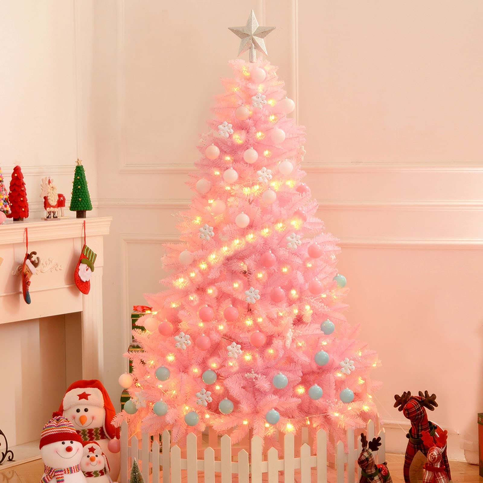 ピンク クリスマスツリー 桜 クリスマスツリー飾り桜ピンククリスマス